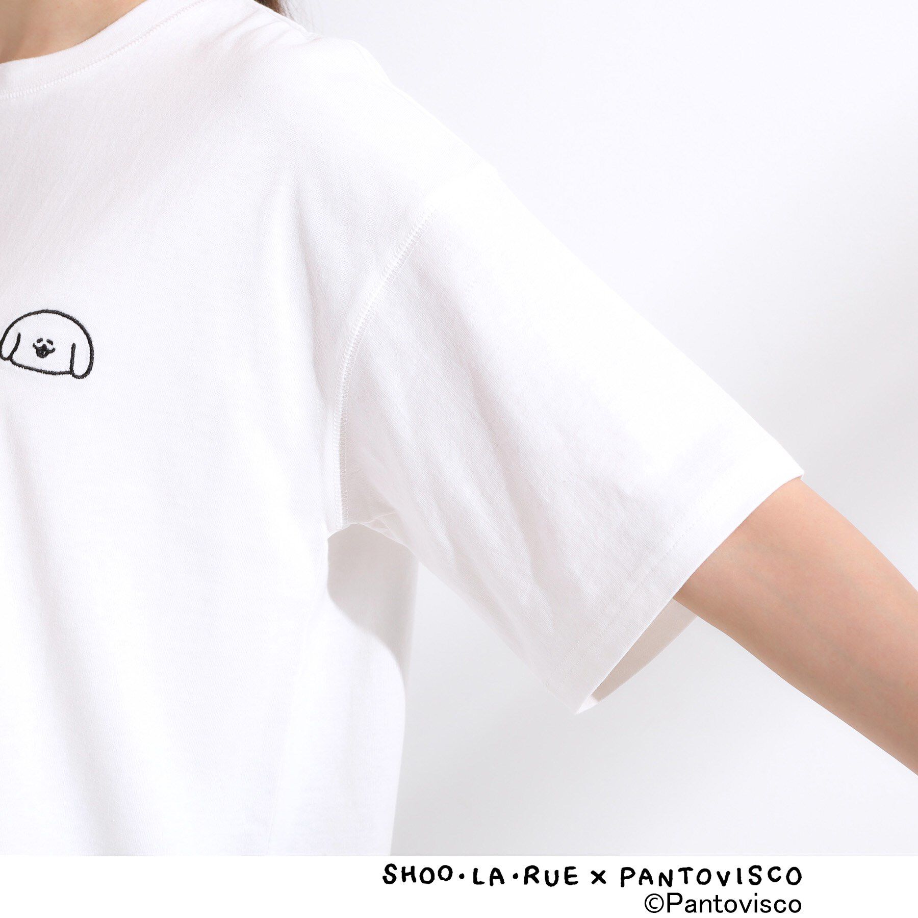 SHOO･LA･RUE「【パントビスコ／ぺろち】プリントTシャツ」|Tシャツ・カットソー|