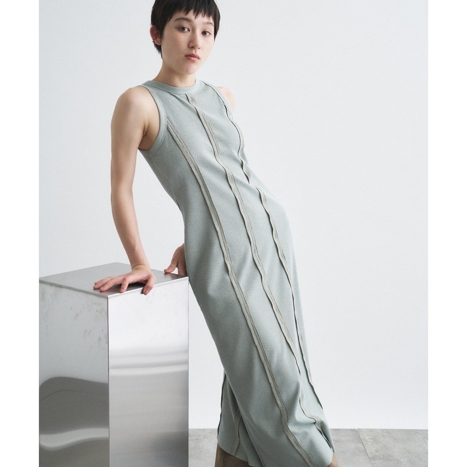 CODE A「【Cup-in】Jersey dress」|ワンピース|