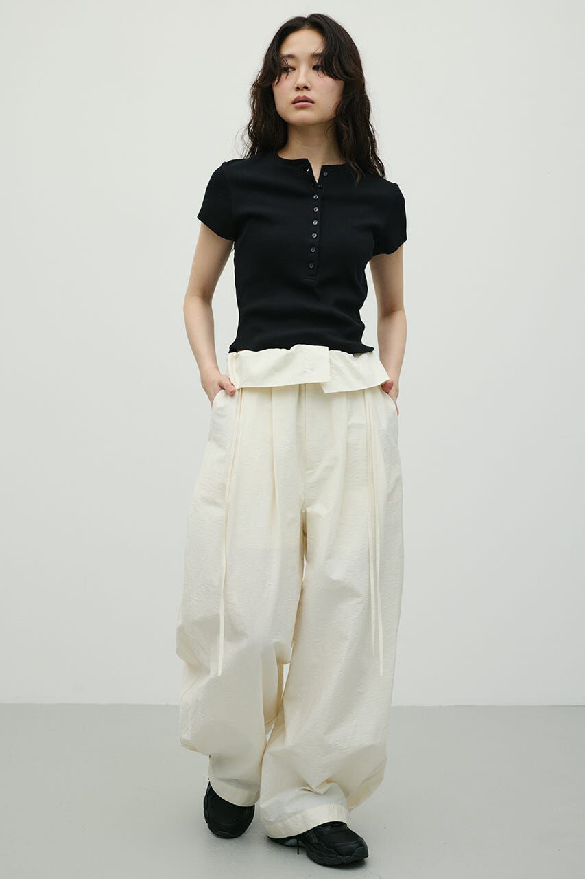 STYLEMIXER「ヘンリーネックT」|Tシャツ・カットソー|BLK