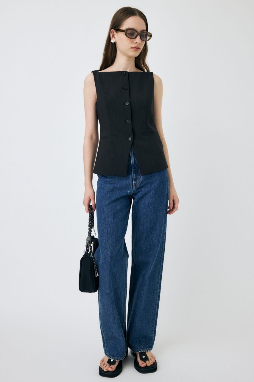 MOUSSY「HIGH WAIST STRAIGHT」|デニム|
