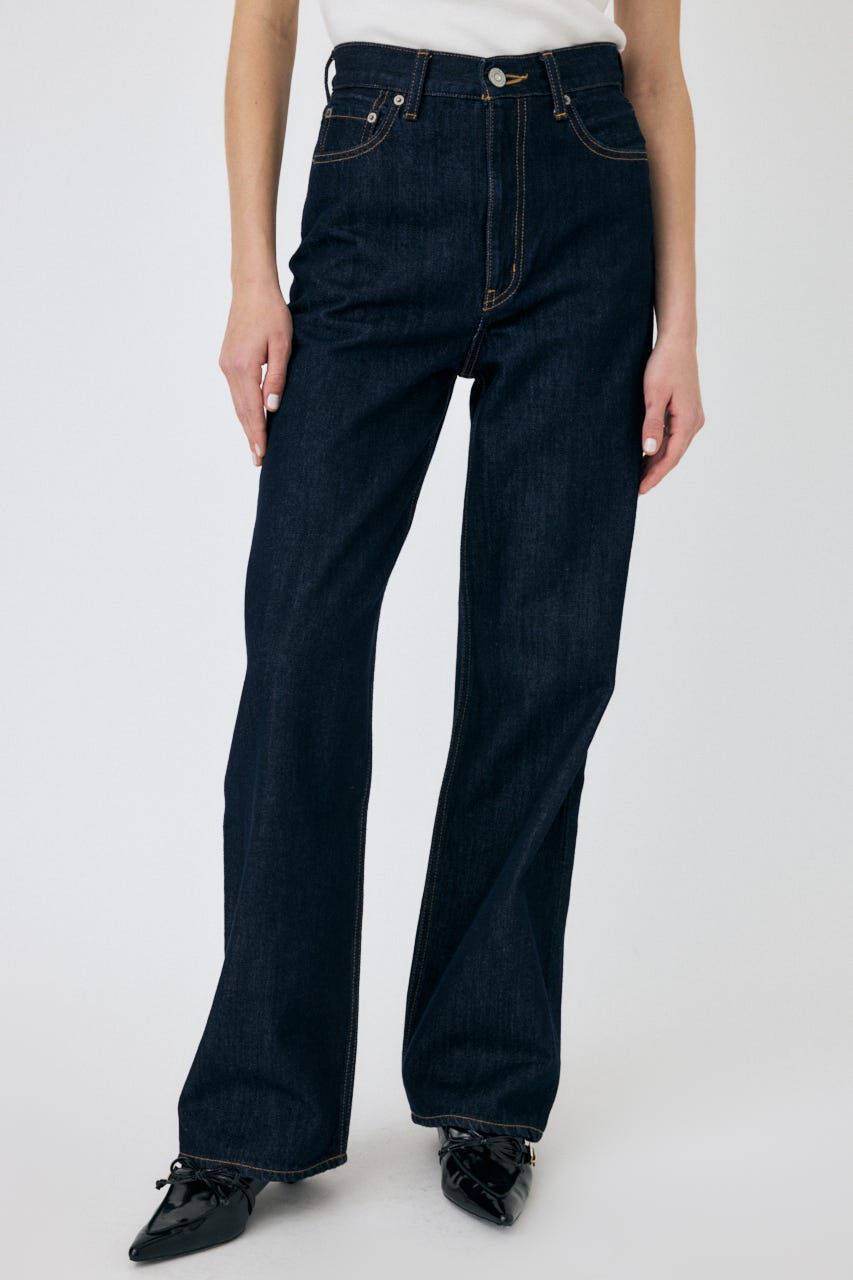 MOUSSY「HIGH WAIST STRAIGHT」|デニム|