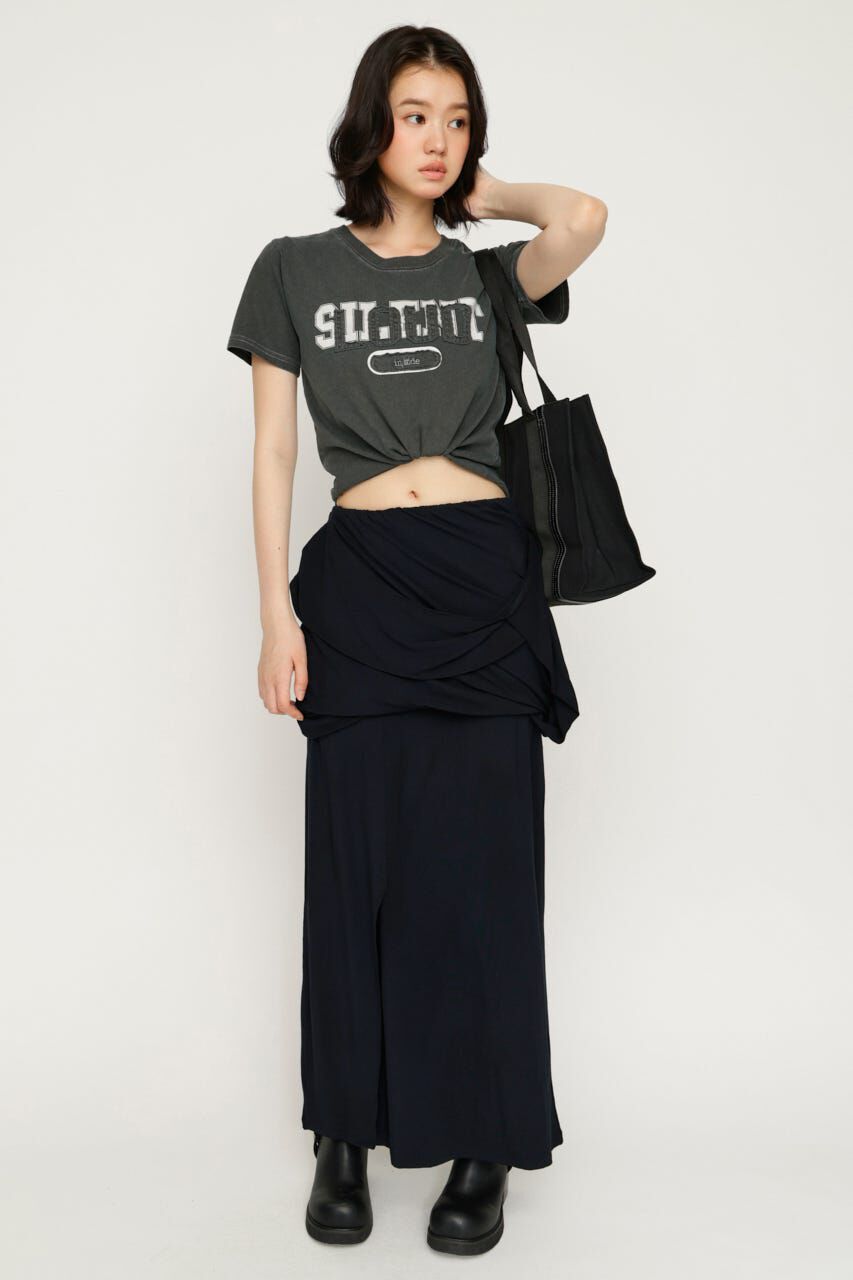 SLY「DRAPE CUT ロングスカート」|スカート|
