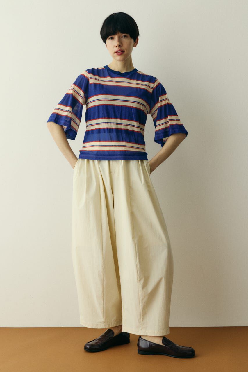 HeRIN.CYE「Border half tops」|Tシャツ・カットソー|