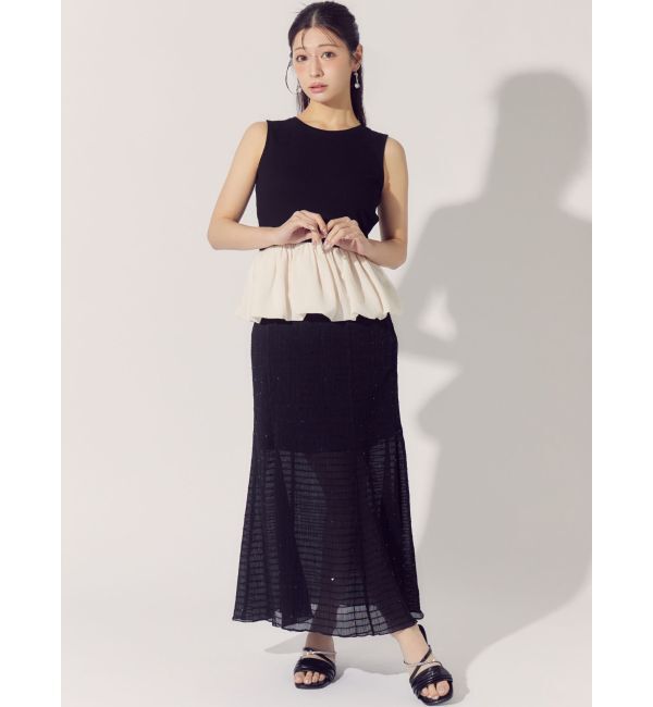 RESEXXY「ラッフルペプラムカットトップス」|Tシャツ・カットソー|