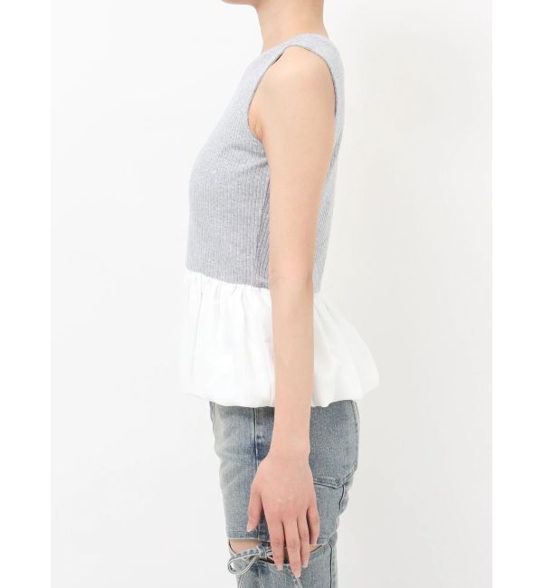 RESEXXY「ラッフルペプラムカットトップス」|Tシャツ・カットソー|