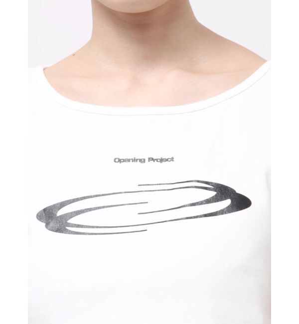 MURUA「【Opening Project】W Squareneck Cropped Symbol T Shirt」|Tシャツ・カットソー|
