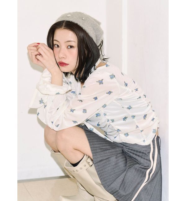 jouetie「【kaorinomori&times;jouetie】ビジューバブーシュカ」|その他|グレー