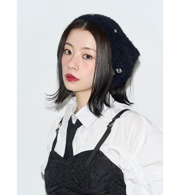 jouetie「【kaorinomori&times;jouetie】ビジューバブーシュカ」|その他|ブラック