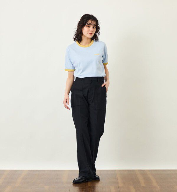 MACKINTOSH PHILOSOPHY「GREY LABEL リンガーロゴTシャツ」|Tシャツ・カットソー|