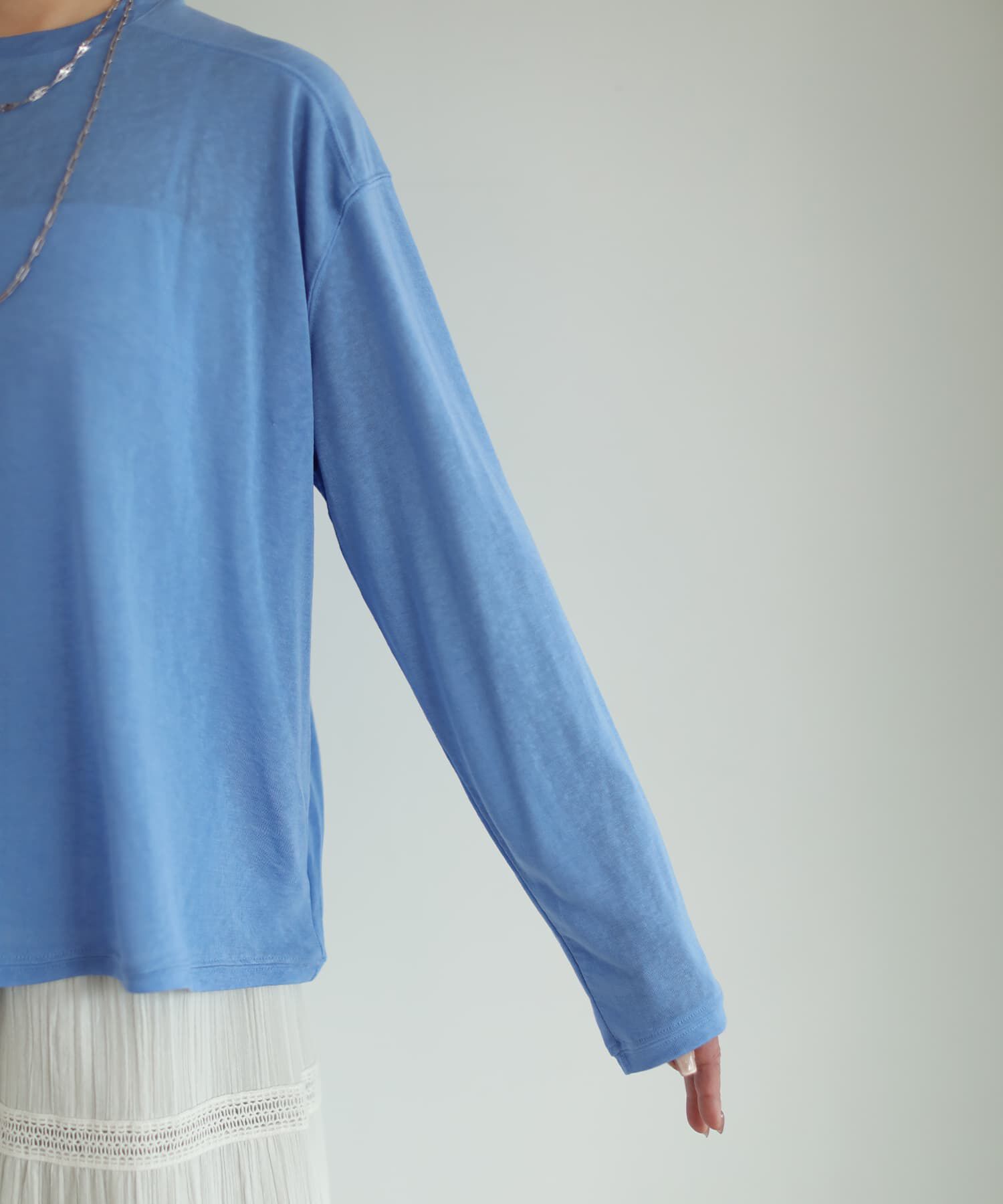 STYLE DELI「とろみ落ち感ニット編みカットトップス」|Tシャツ・カットソー|