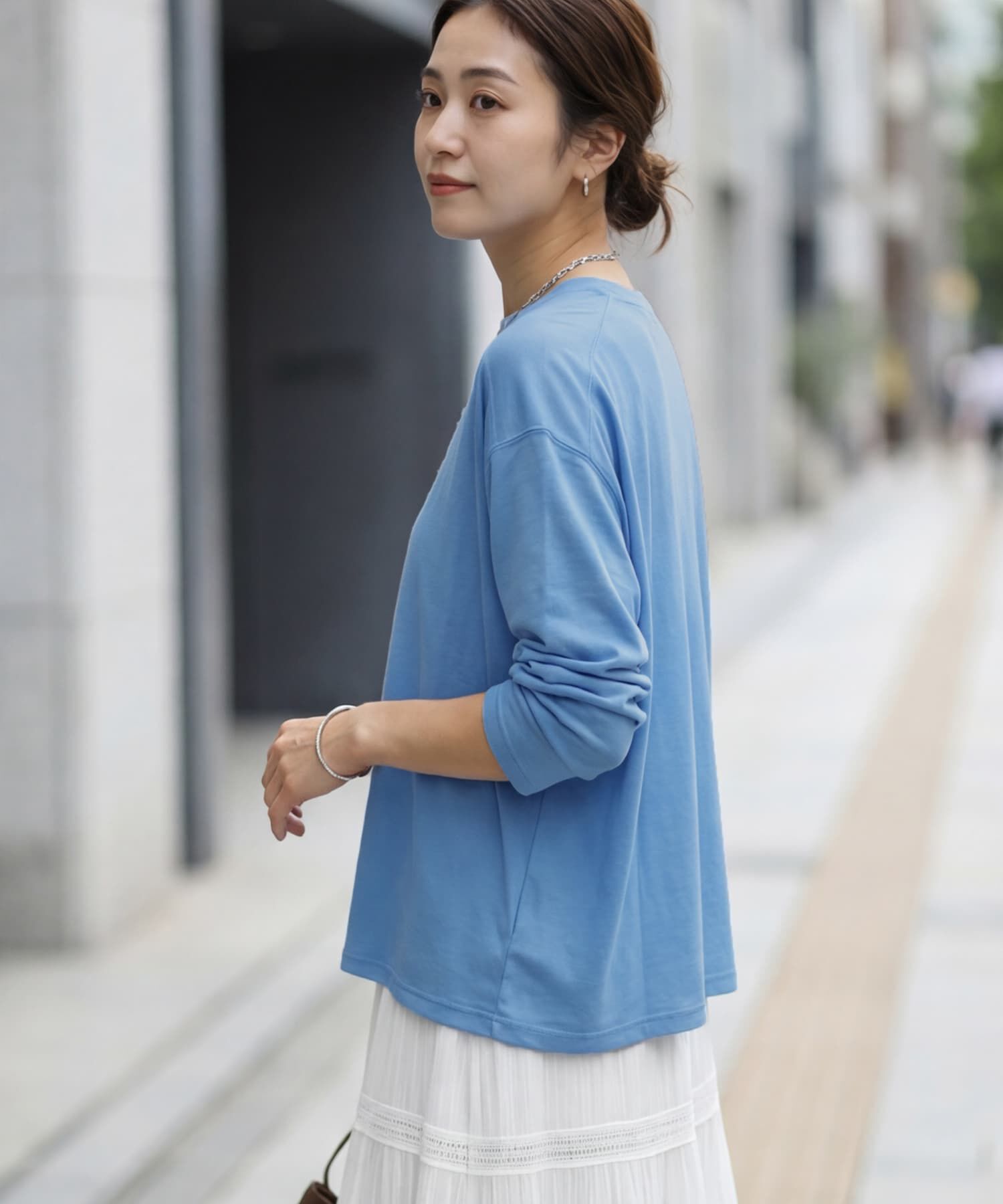 STYLE DELI「とろみ落ち感ニット編みカットトップス」|Tシャツ・カットソー|