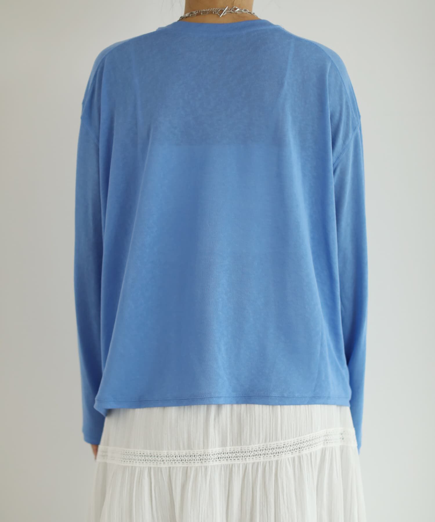 STYLE DELI「とろみ落ち感ニット編みカットトップス」|Tシャツ・カットソー|