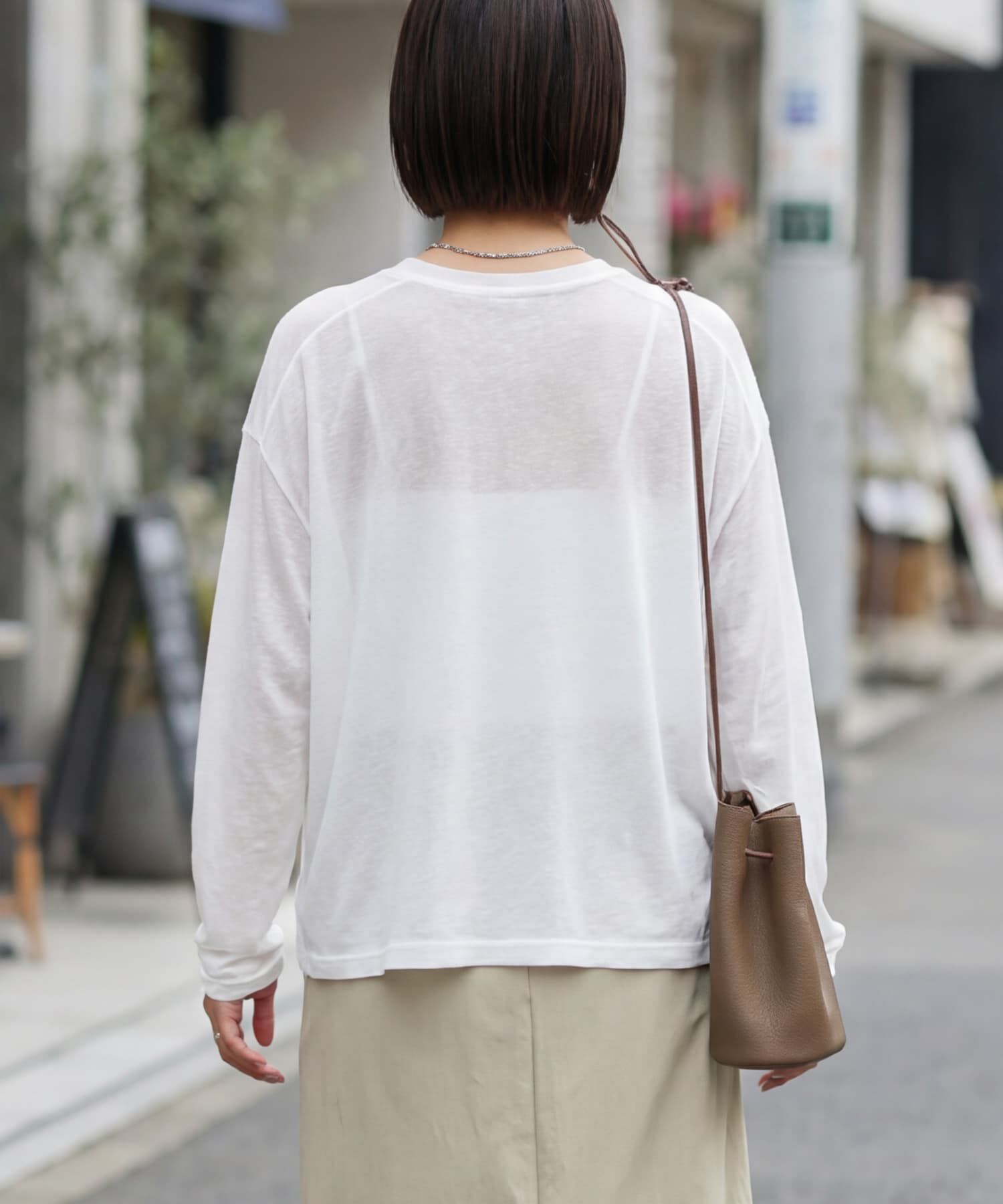 STYLE DELI「とろみ落ち感ニット編みカットトップス」|Tシャツ・カットソー|