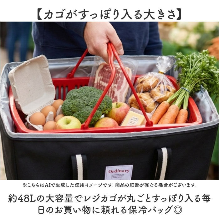 BACKYARD FAMILY「クーラーバッグ レジまる 通販 保冷バッグ エコバッグ 折りたたみ 買い物バッグ レジカゴが入る」|エコバッグ|