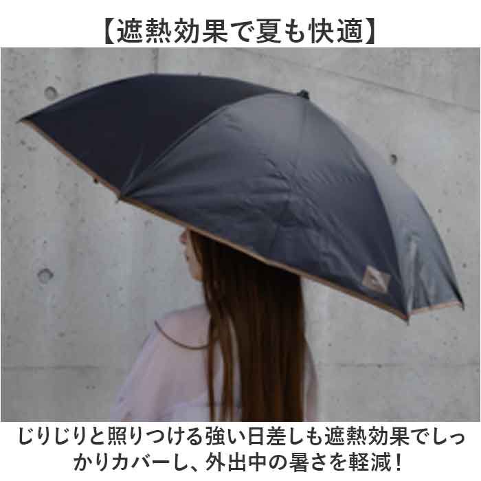 BACKYARD FAMILY「折りたたみ傘 2段折 通販 長傘 折り畳み傘 二段折り 晴雨兼用傘 傘 かさ 雨傘 日傘 55cm」|傘|