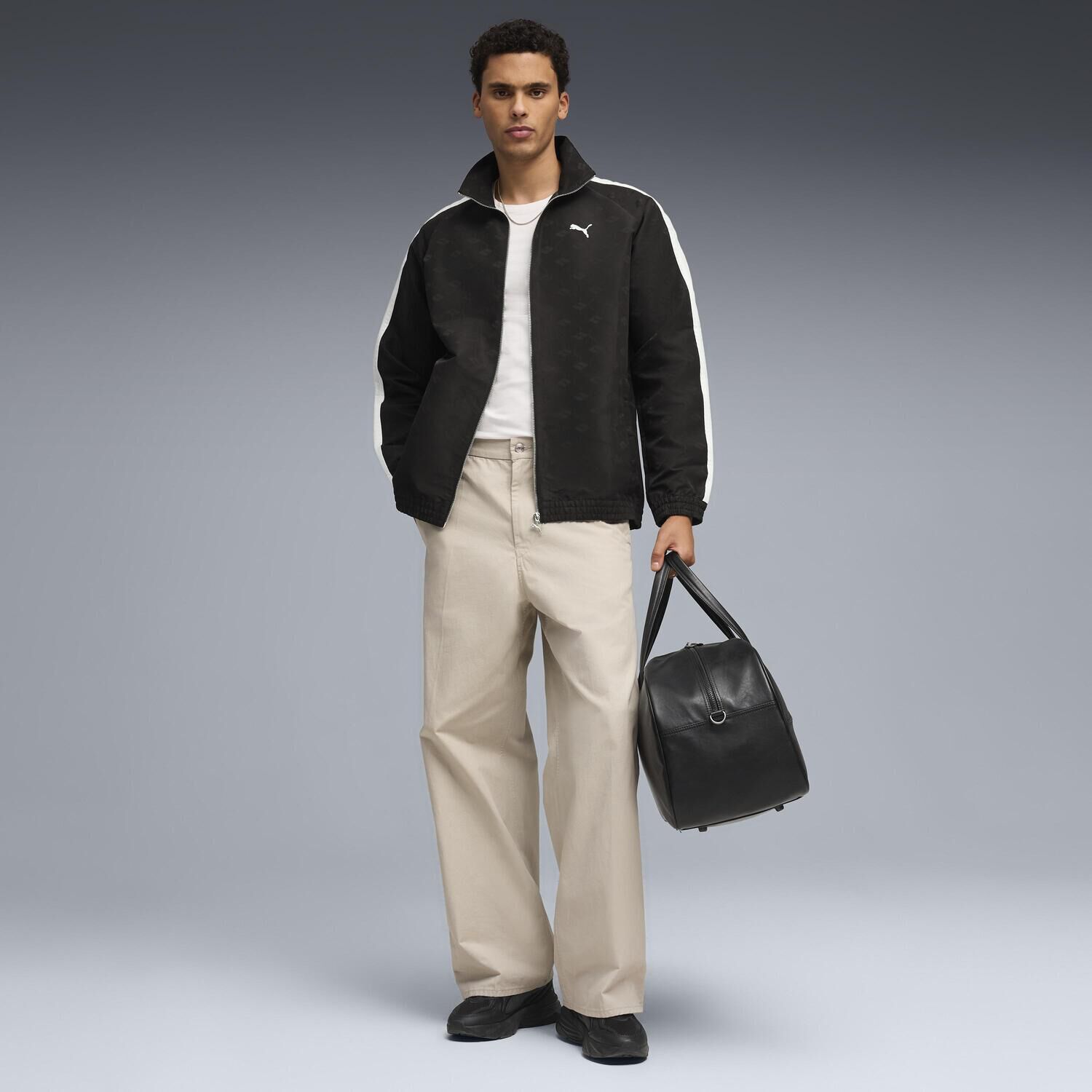 PUMA「【PUMA ｳｪｱ】M T7 JACQUARDED WV TRACK JKT」|ポロシャツ|