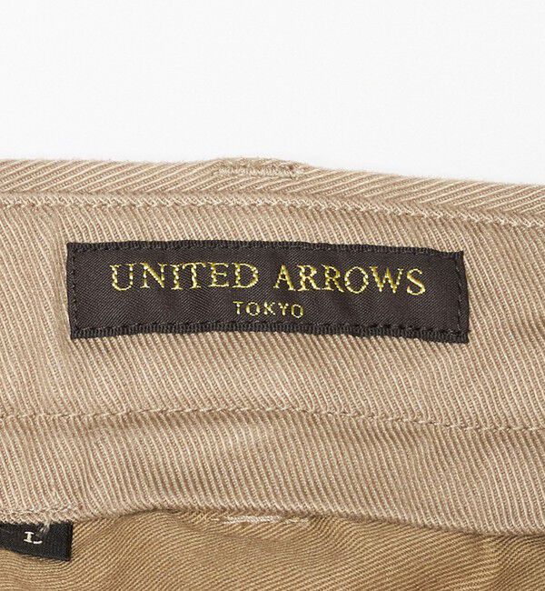 UNITED ARROWS「ツイル 2プリーツ キャロット パンツ」|チノ|