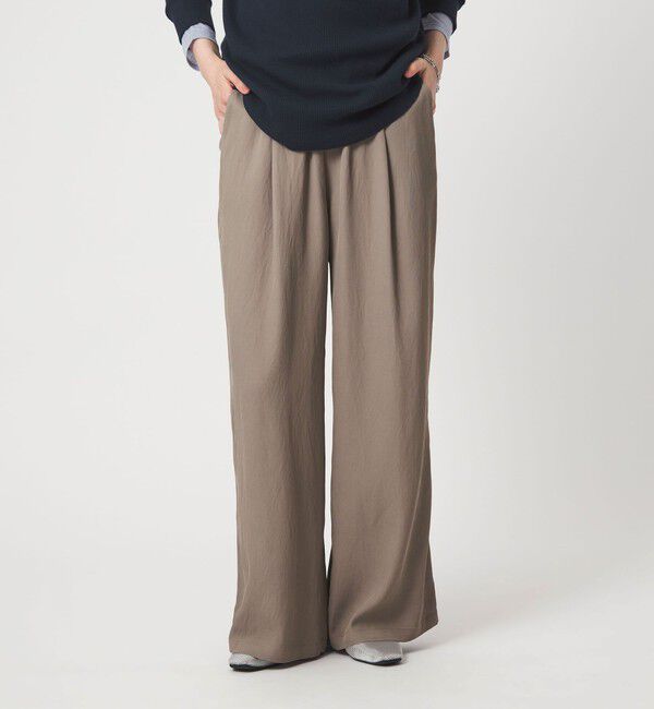 UNITED ARROWS green label relaxing「【WEB限定】＜at ease＞ドロスト ワイド パンツ」|その他|