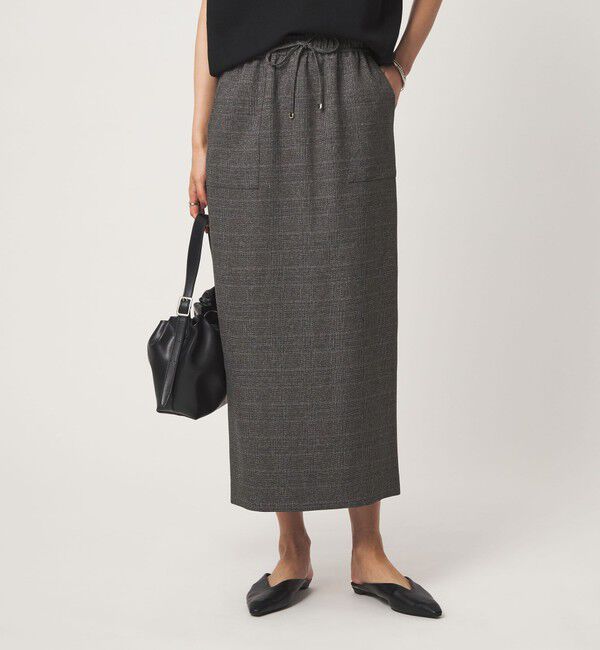 UNITED ARROWS green label relaxing「［size SHORTあり］ツイードライク スカート マシンウォッシャブル 帯電防止」|タイト|その他1