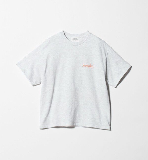 BEAUTY&YOUTH UNITED ARROWS「【別注】＜Samplee＞ショートスリーブ Tシャツ ライトグレー」|Tシャツ・カットソー|
