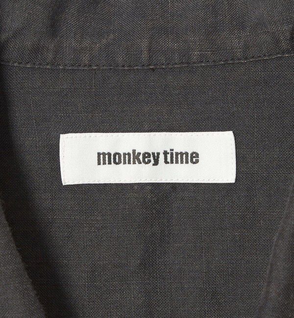 MONKEY TIME「フェード ラミー オープンカラー シャツ」|シャツ・ブラウス|