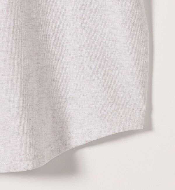 SHIPS any「【SHIPS any別注】THE KNiTS:〈洗濯機可能〉ラウンドヘム プリント ショート TEE」|Tシャツ・カットソー|