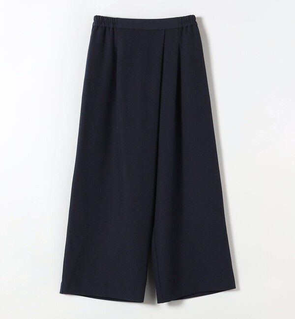 quaranciel「《予約》quaranciel:〈洗濯機可能〉ウールライク Vネック スキッパー シャツ & ワイド パンツ セットアップ」|ワンピース|