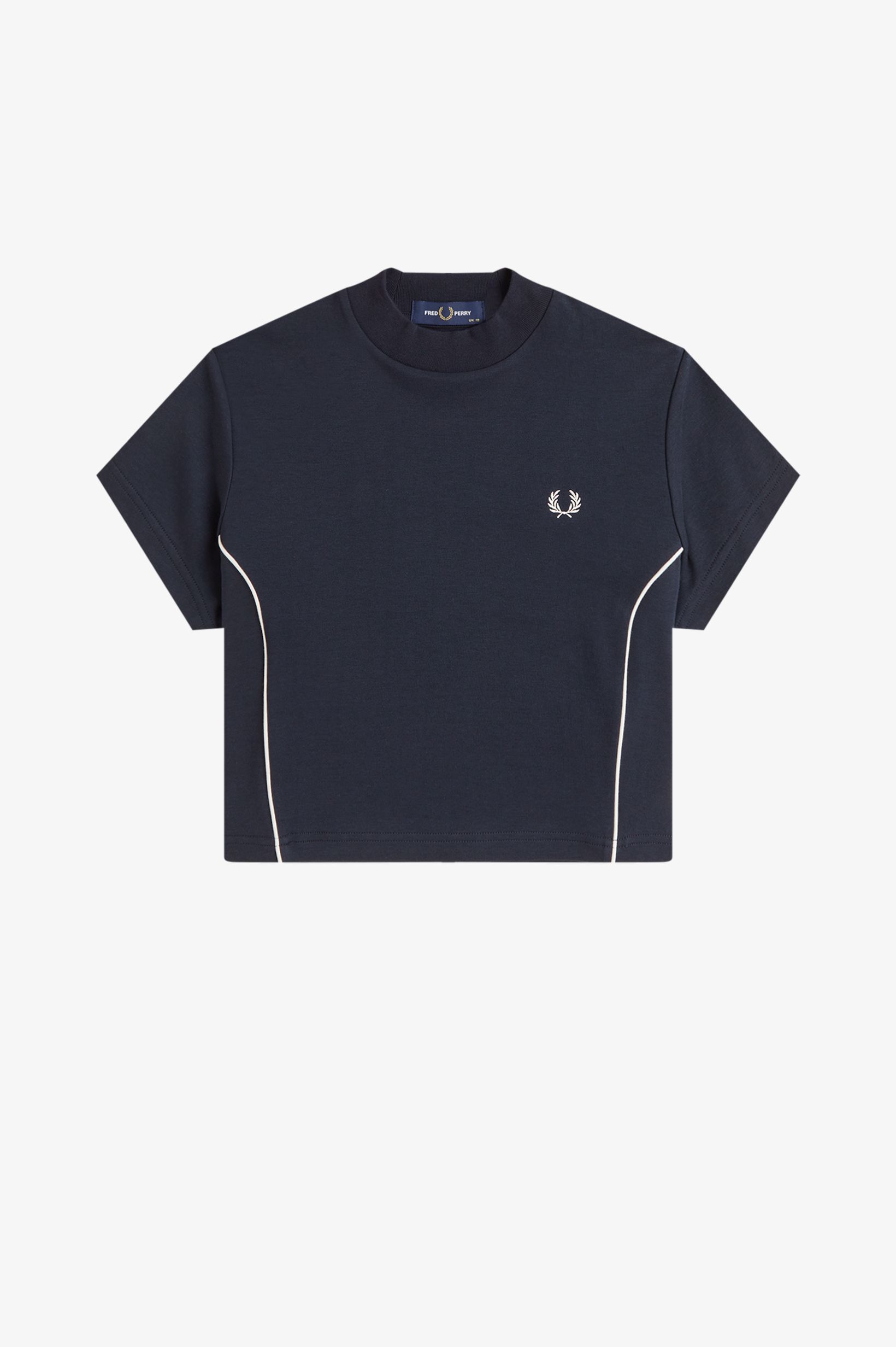 FRED PERRY 「Piped Seams Mock Neck T-Shirt／パイピングシームモックネックTシャツ」|Tシャツ・カットソー|