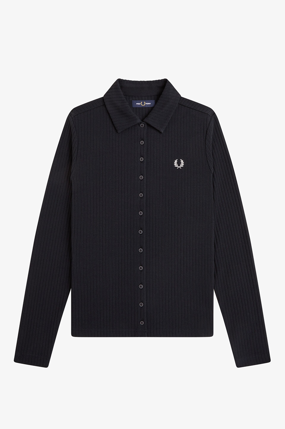 FRED PERRY 「FRED PERRY／Wide Rib Button-Through Polo Shirt／ワイドリブボタンスルーポロシャツ」|ポロシャツ|