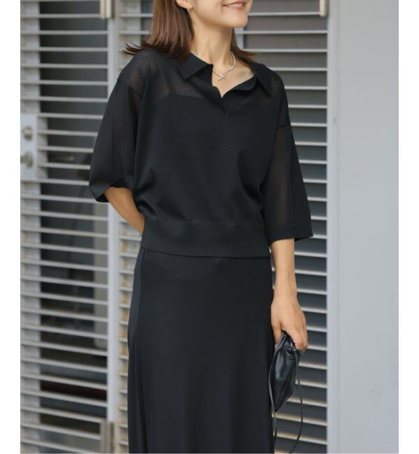 OUTDOOR PRODUCTS Usual Things「ハイゲージシアースキッパーニット」|ポロシャツ|