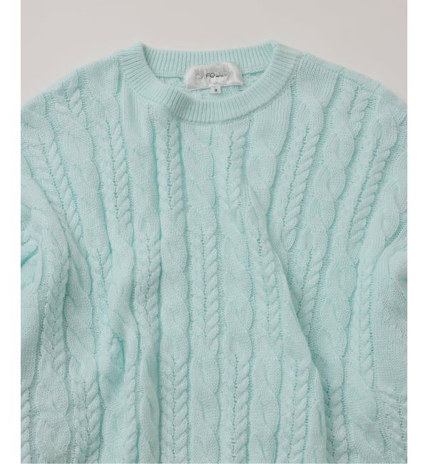 JOURNAL STANDARD「【FOLL / フォル】superfine cotton cable sweater」|ニット・セーター|
