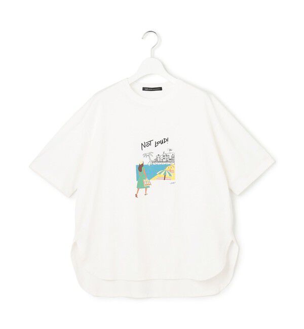 23区「Lauren Rolwing コラボ グラフィックプリント リラクシー Tシャツ」|Tシャツ・カットソー|