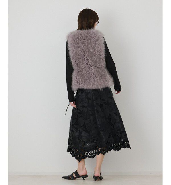 GRACE CONTINENTAL「【イベント店舗・ONLINE STORE先行アイテム】カットワークスカート」|スカート|