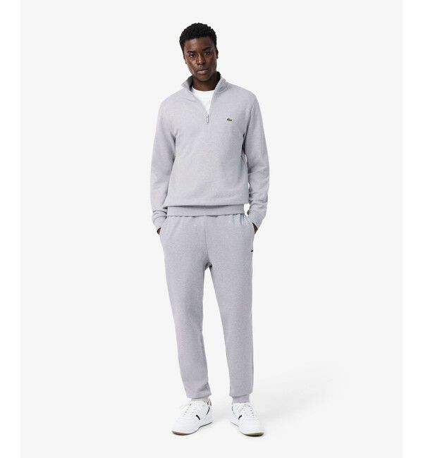 LACOSTE「エッセンシャルテーパードスウェットパンツ」|その他|グレー