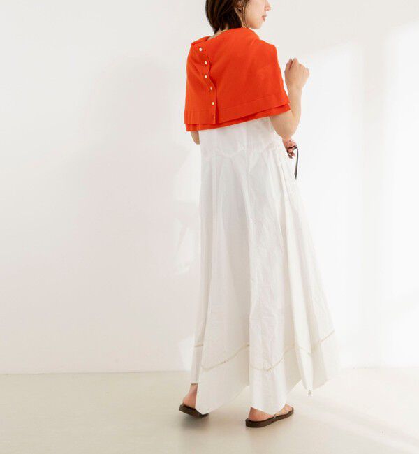NOLLEY'S「【MARILYN MOON/マリリーンムーン】ledder lace handkerchief skirt dress」|ワンピース|