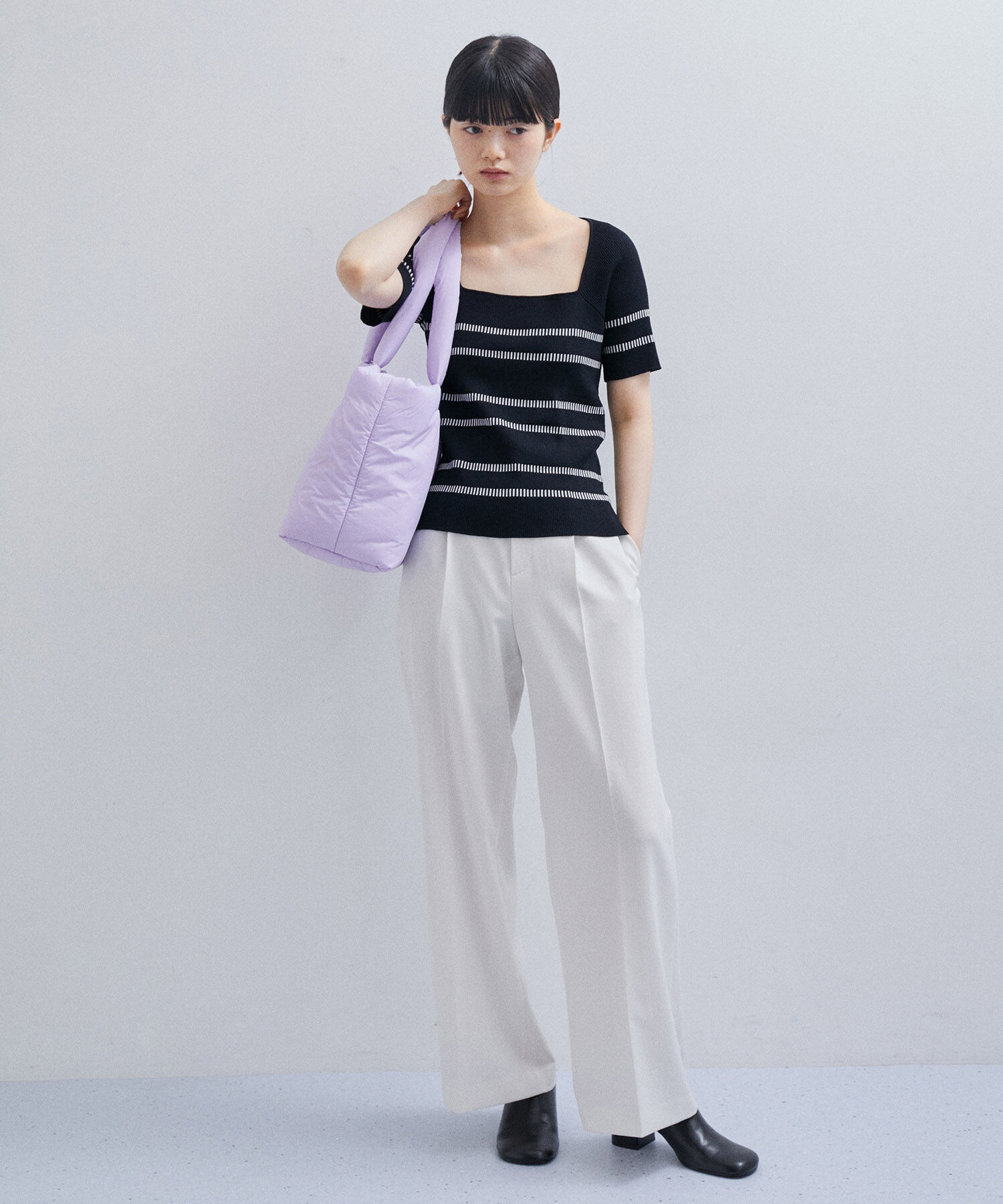 ADAM ET ROPE'「【KABINETT for ADAM ET ROPE'】PADDED TOTE」|トートバッグ|