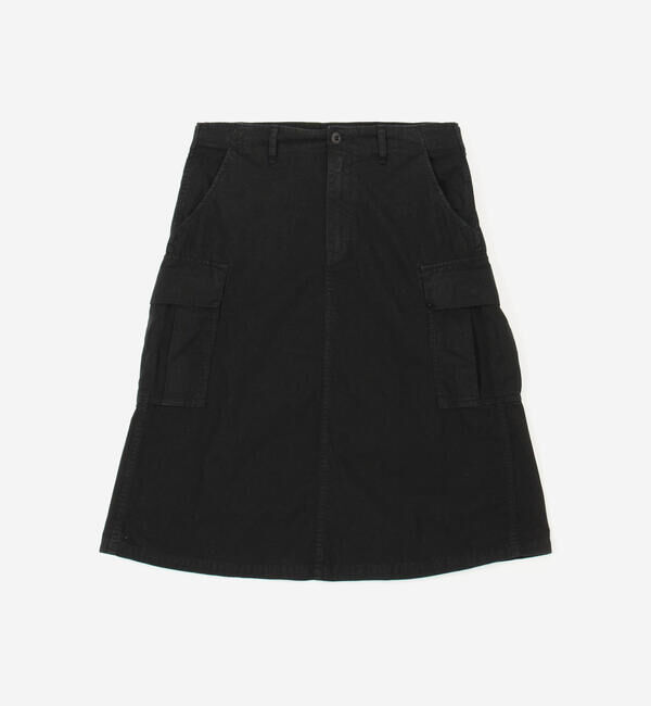  「orSlow | 〈別注〉ARMY SKIRT BLACK WOMEN」|スカート|