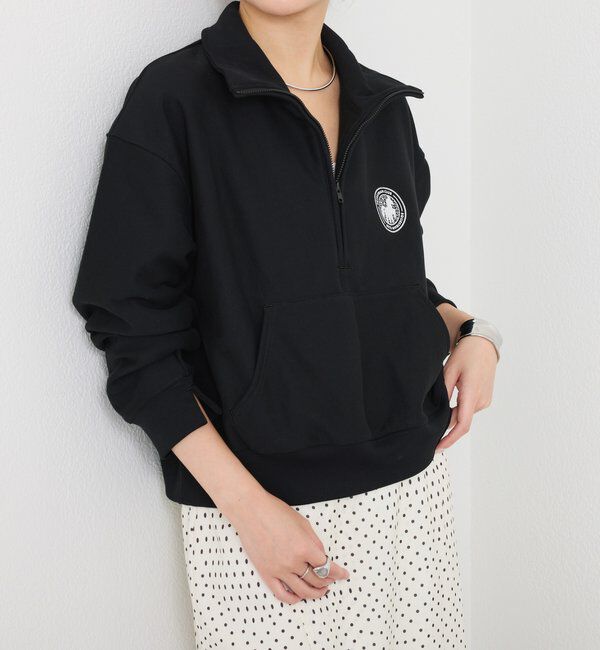  「【大人のスウェット】ハーフジップスウェット」|Tシャツ・カットソー|