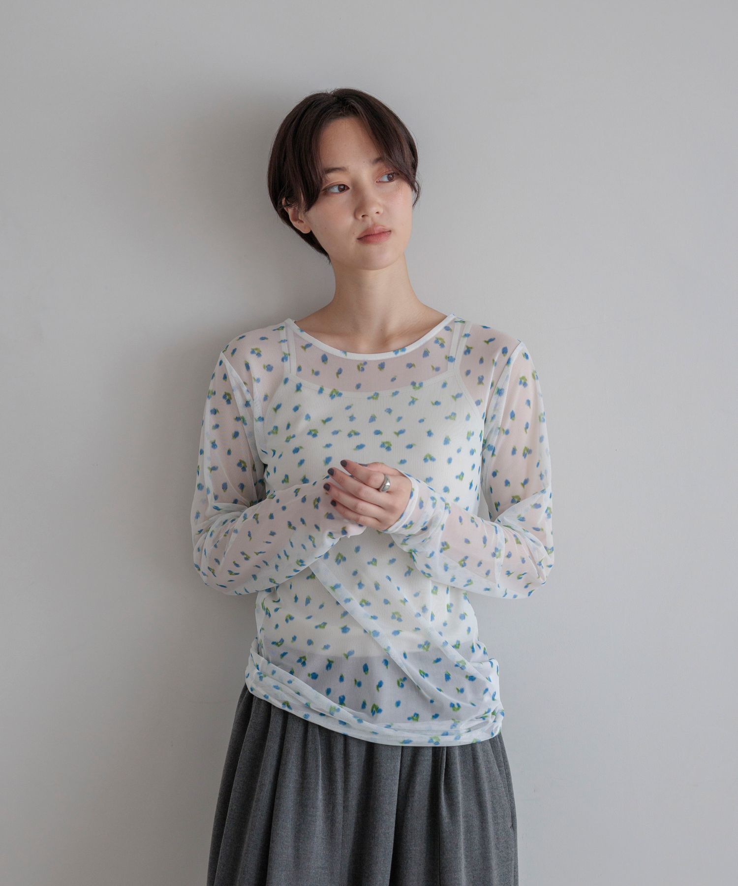 LOWRYS FARM「アソートシアープルオーバーＬＳ」|Tシャツ・カットソー|