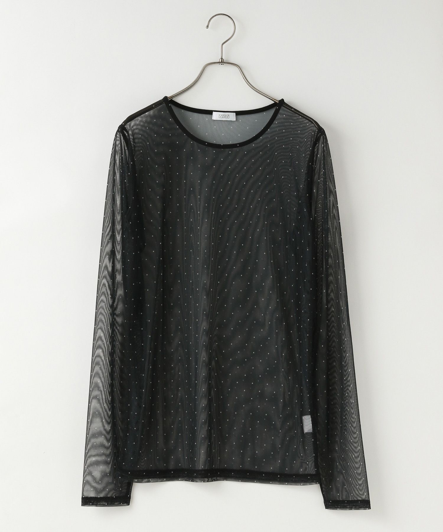 LOWRYS FARM「アソートシアープルオーバーＬＳ」|Tシャツ・カットソー|BLKﾄﾞｯﾄ