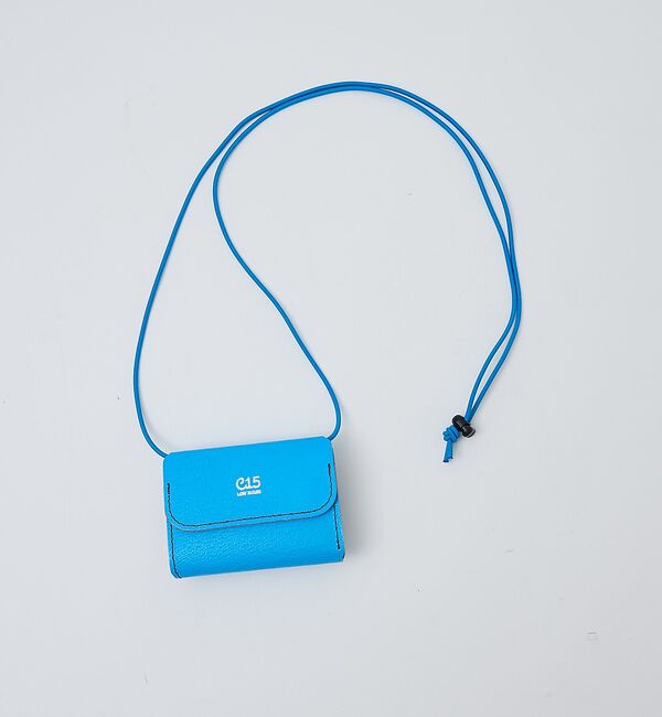 ABAHOUSE「【1/2HALF / ハーフ】三つ折り財布 / レザーショルダーウォレット /」|財布|ブルー