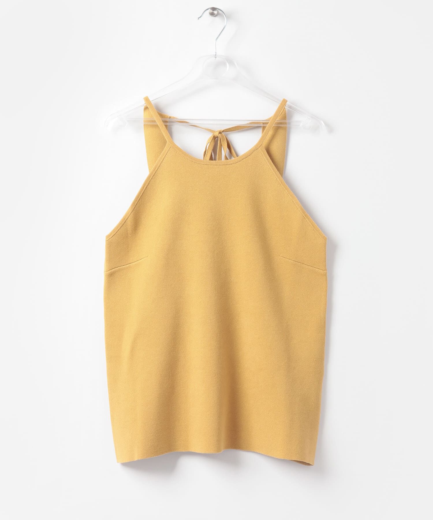 LAATO「HALTER-NECK CAMISOLE」|ニット・セーター|キャメル