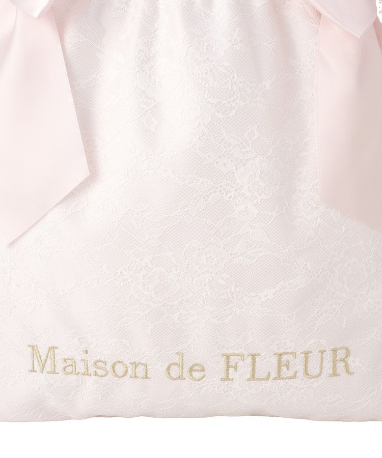 Maison de FLEUR「レースダブルリボントートバッグ」|トートバッグ|