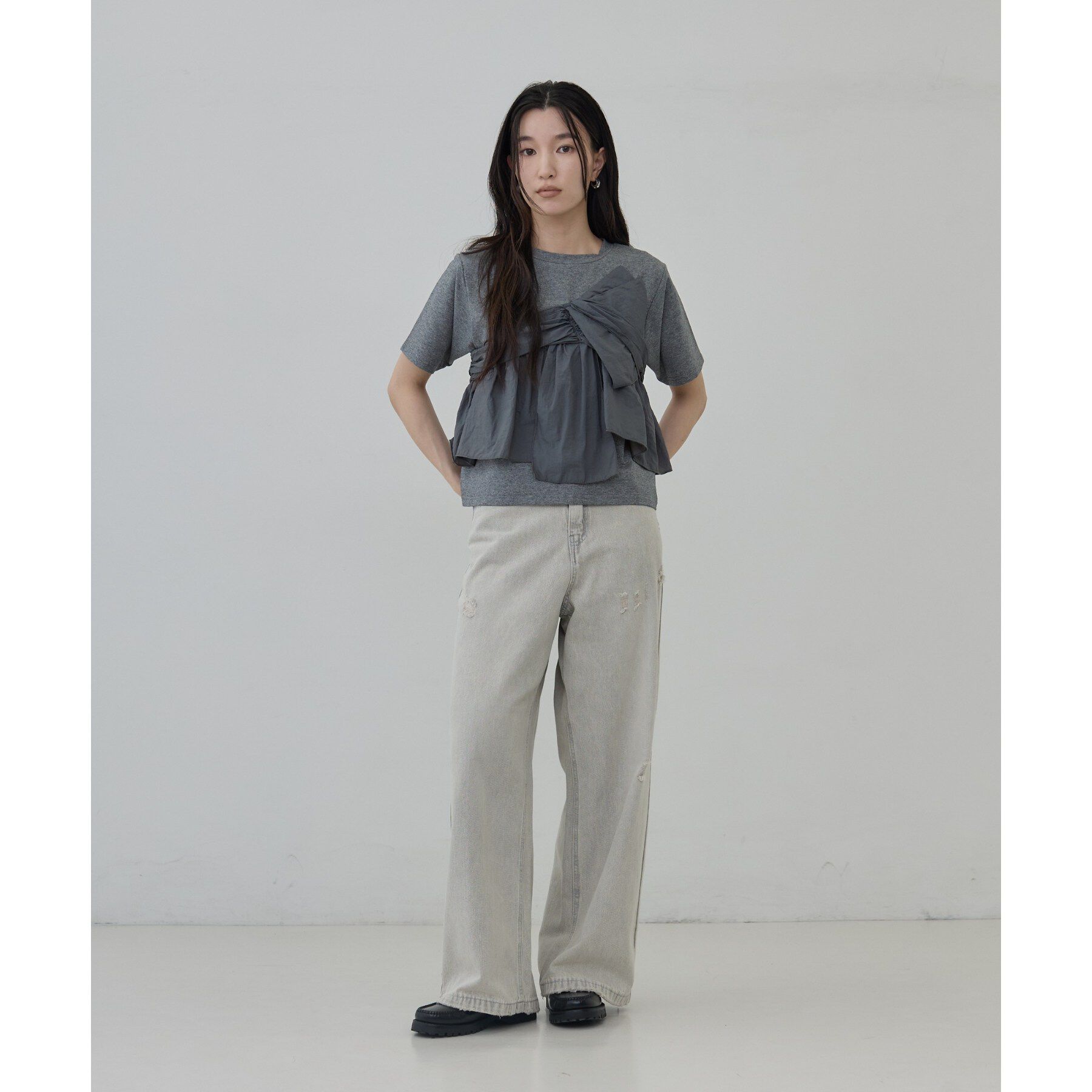 GALLEST「ツイストドッキングTシャツ」|Tシャツ・カットソー|