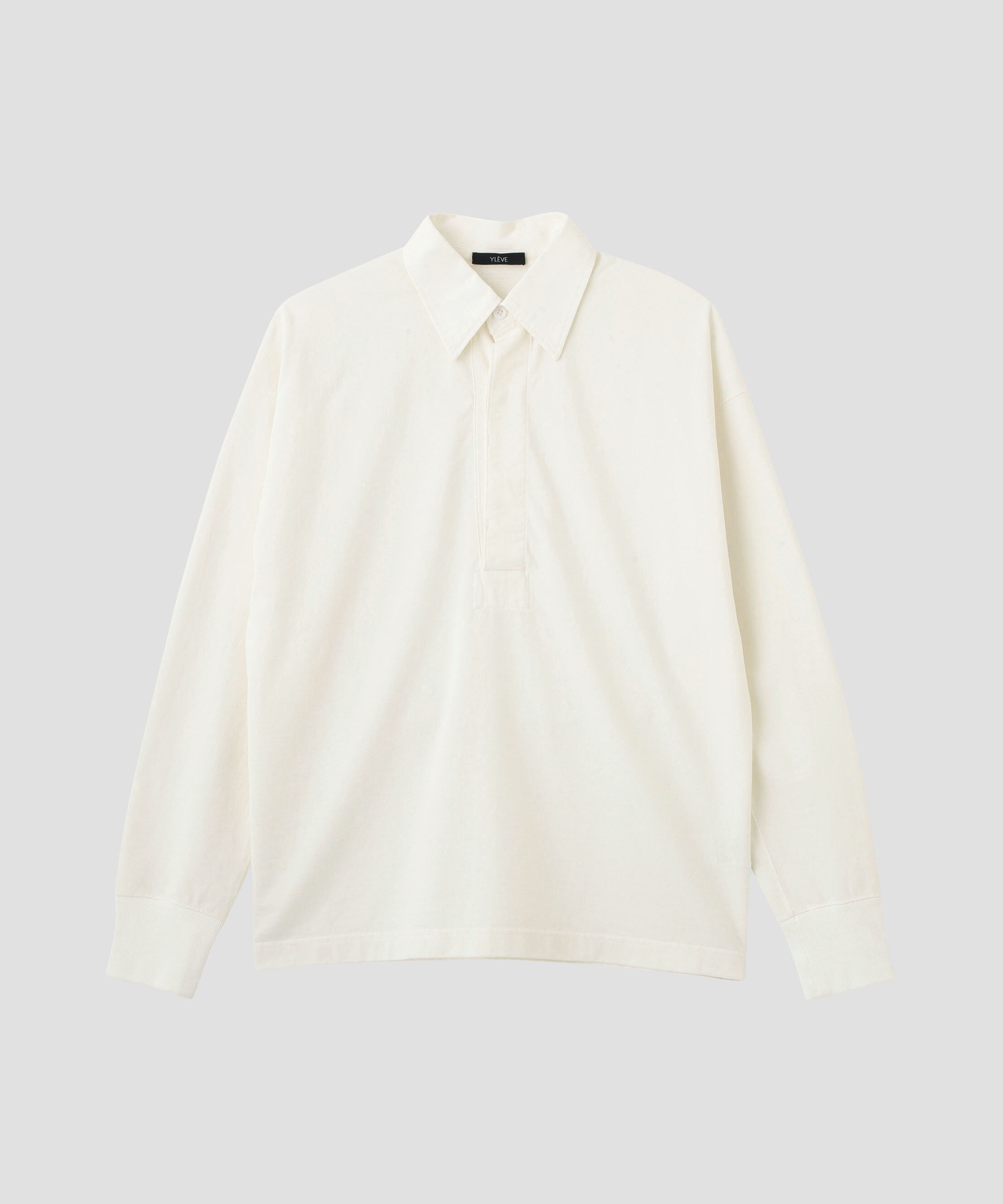 YLEVE 「YLEVE / PIGMENT-DYED COTTON RUGBY SHIRT」|Tシャツ・カットソー|