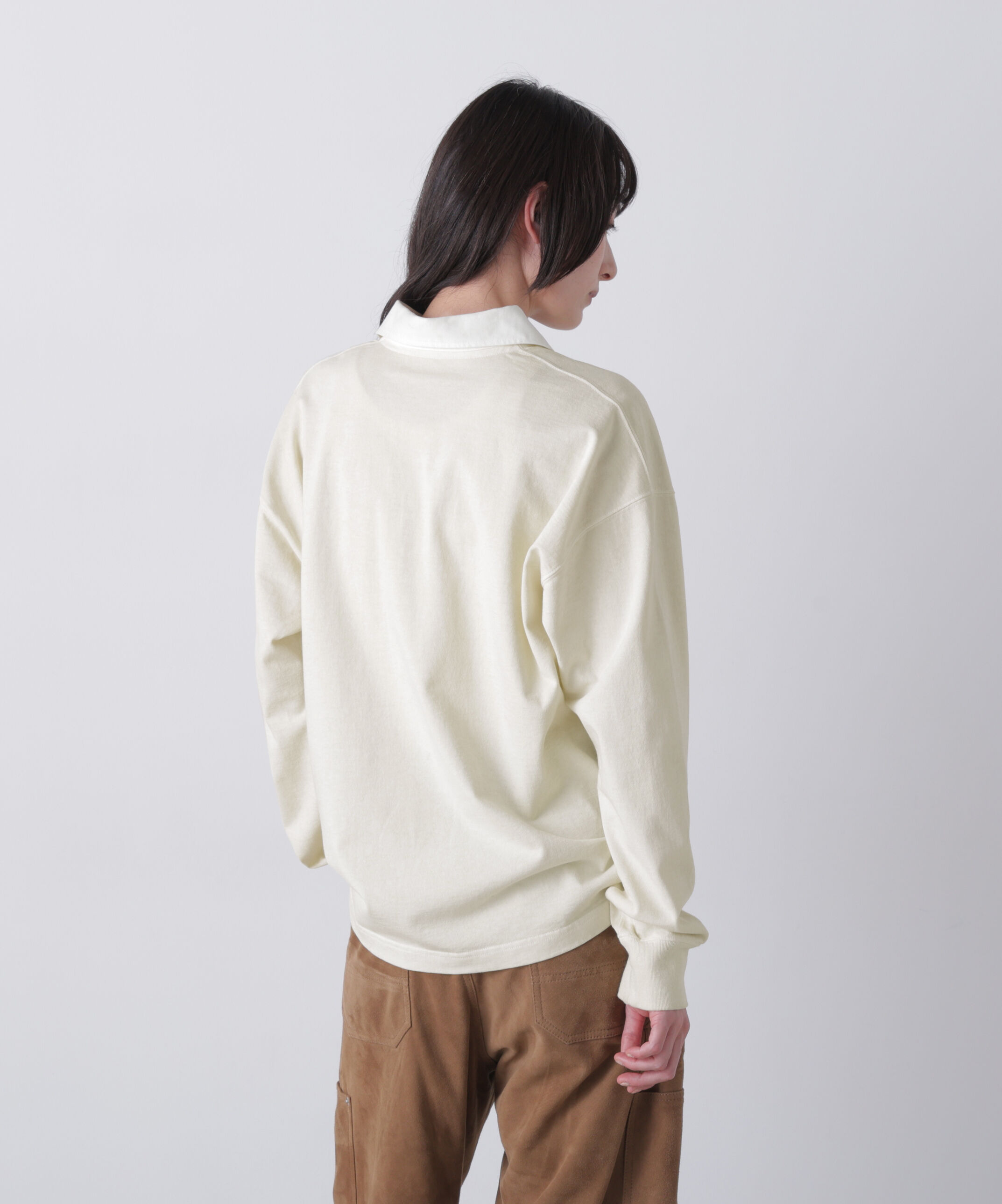 YLEVE 「YLEVE / PIGMENT-DYED COTTON RUGBY SHIRT」|Tシャツ・カットソー|