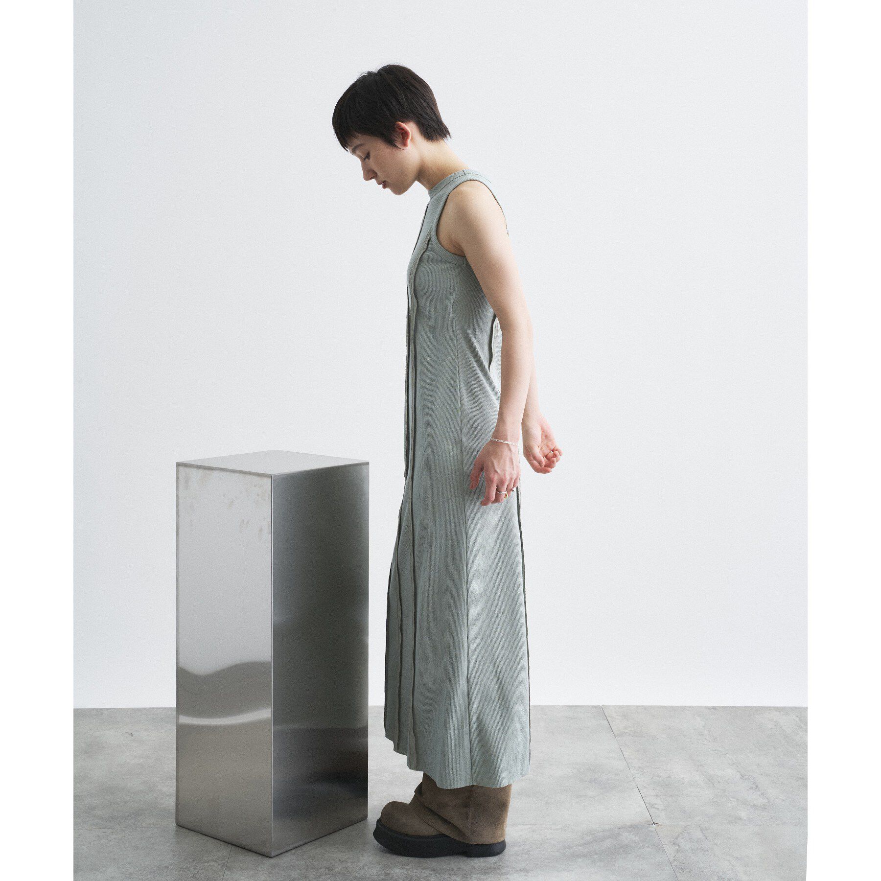 CODE A「【Cup-in】Jersey dress」|ワンピース|