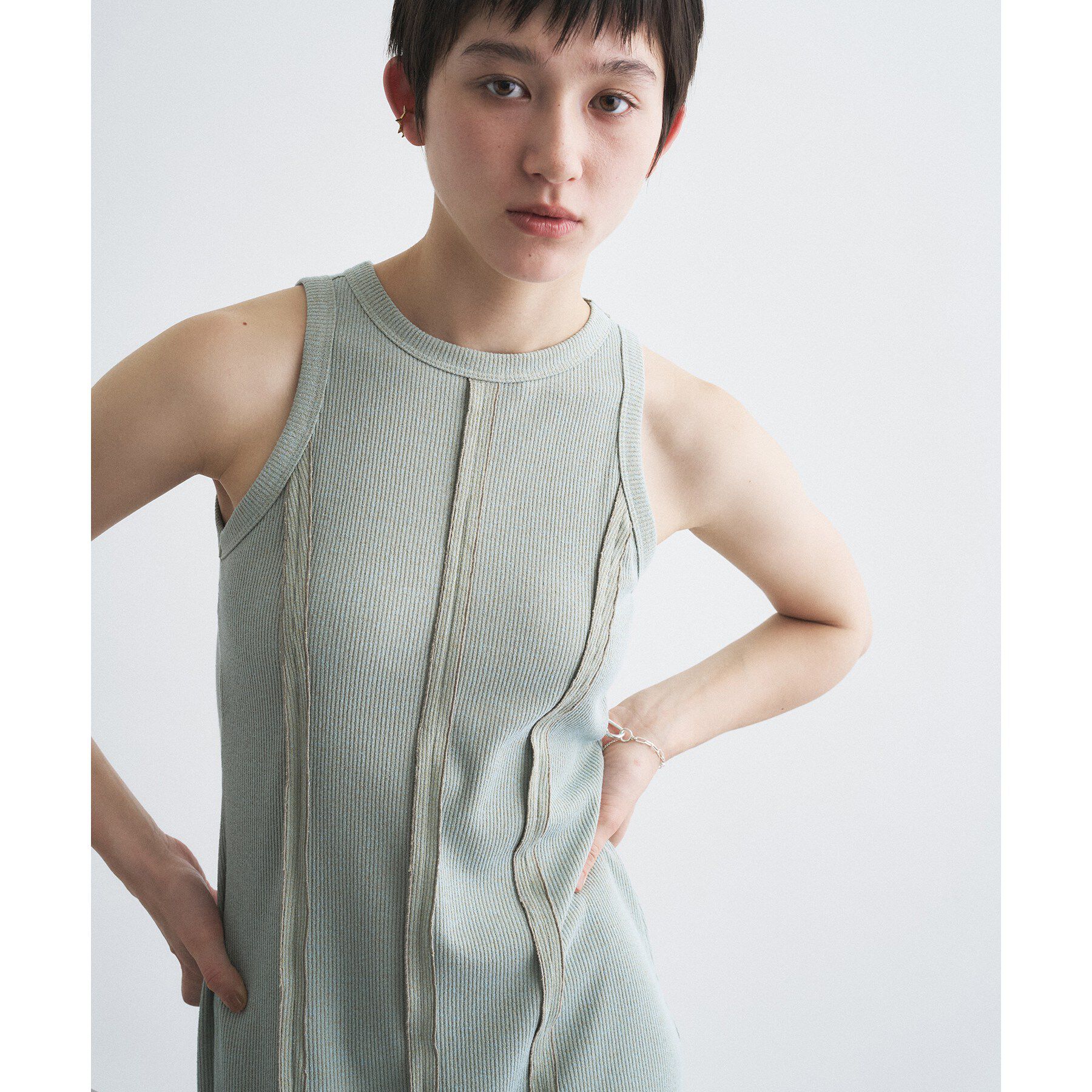CODE A「【Cup-in】Jersey dress」|ワンピース|