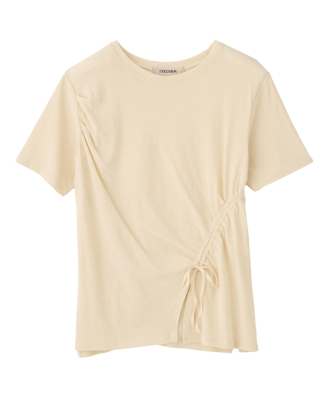 COCO DEAL「サイドドロストイレヘムTシャツ」|Tシャツ・カットソー|