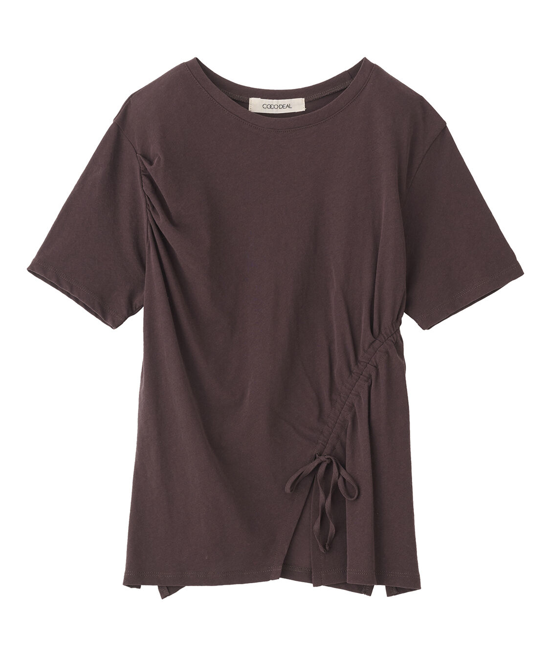 COCO DEAL「サイドドロストイレヘムTシャツ」|Tシャツ・カットソー|